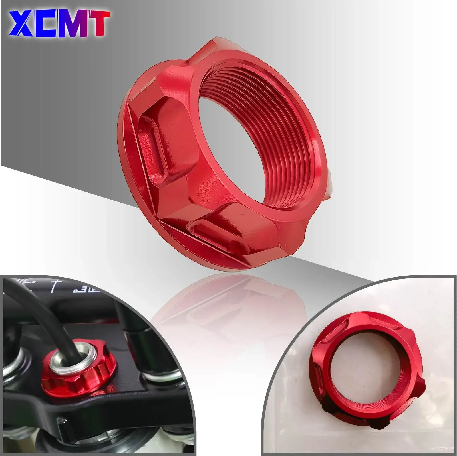 CNC Steering Stem Nut For HONDA CR125R CR250R CRF250R CRF250X CRF450R CRF450X CR CRF 125 250 450 R/X Motocross Modified Parts