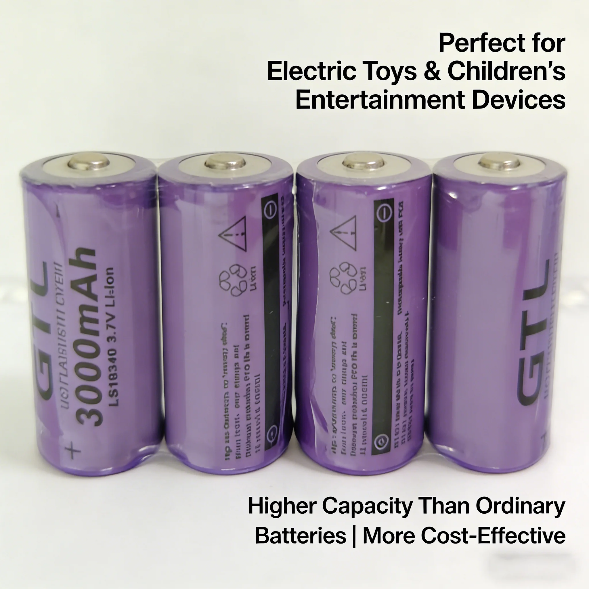 16340 CR123A Rechargeable Battery 3000mAh 3.7V Li-ion High Capacity for LED Flashlights Battery CR123A Akku CR123A