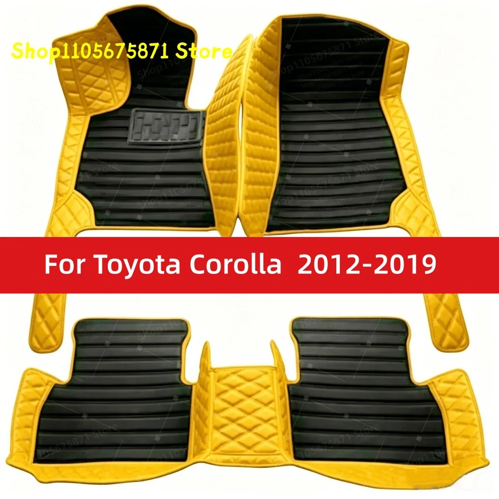 Custom Car Floor Mats Fit For Toyota Corolla 2019 2018 2017 2016 2015 2014 2013 2012 Car Mat Accessories Mats Carpets