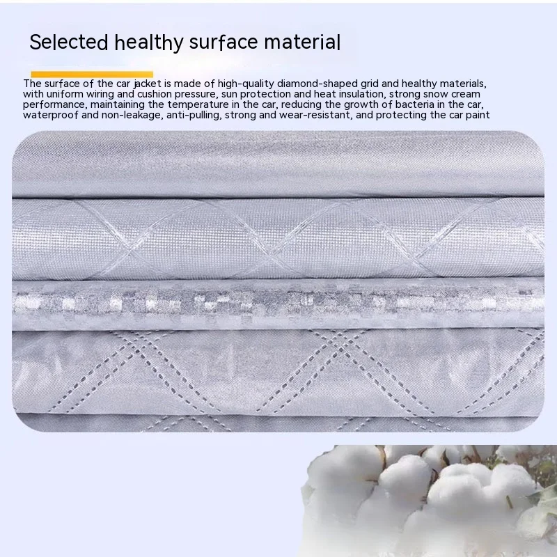 For lincoln nautilus Outdoor Cotton Thickened Awning For Car Anti Hail Protection Snow Covers Sunshade Waterproof Dustproof