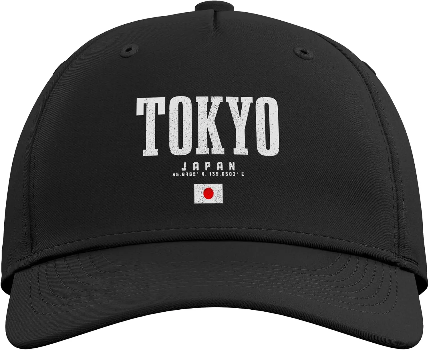 Tokyo Japan Vintage Souvenir Coordinates Japanese Flag Adjustable Baseball Hat Unisex Adult Yp Classics Retro Snapback Cap