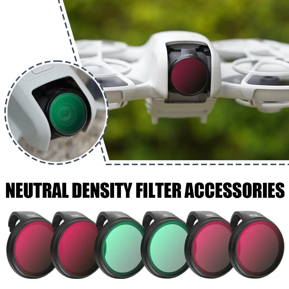 For DJI Neo Filter UV Protector CPL Polarizer Pocket ND Accessories Water Scrims ND Resistant Filter Oil Drone CPL Drone An I5V0