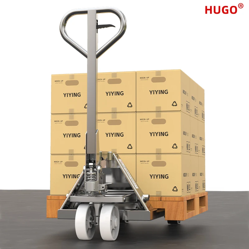 Traspallet Manuale Pallet Machine Wheel Jack 2.5 Ton Stainless Steel Hand Pallet Truck