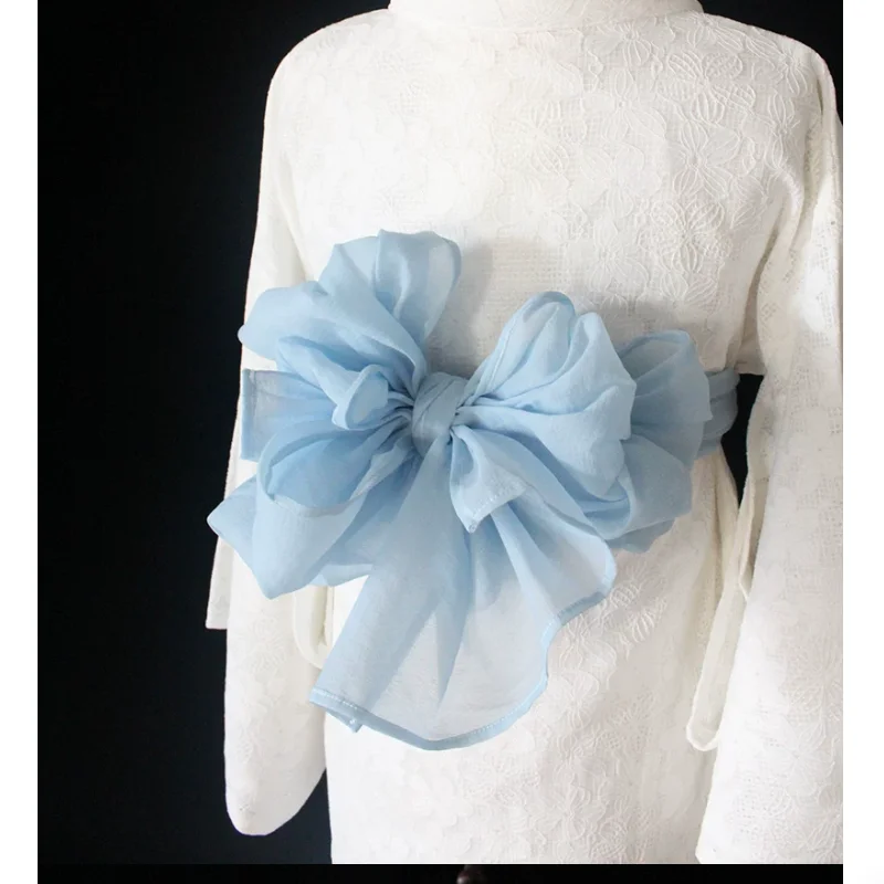 

Japanese Kimono Adult Style Soldier Belt With Gauze Fabric Waist Belt