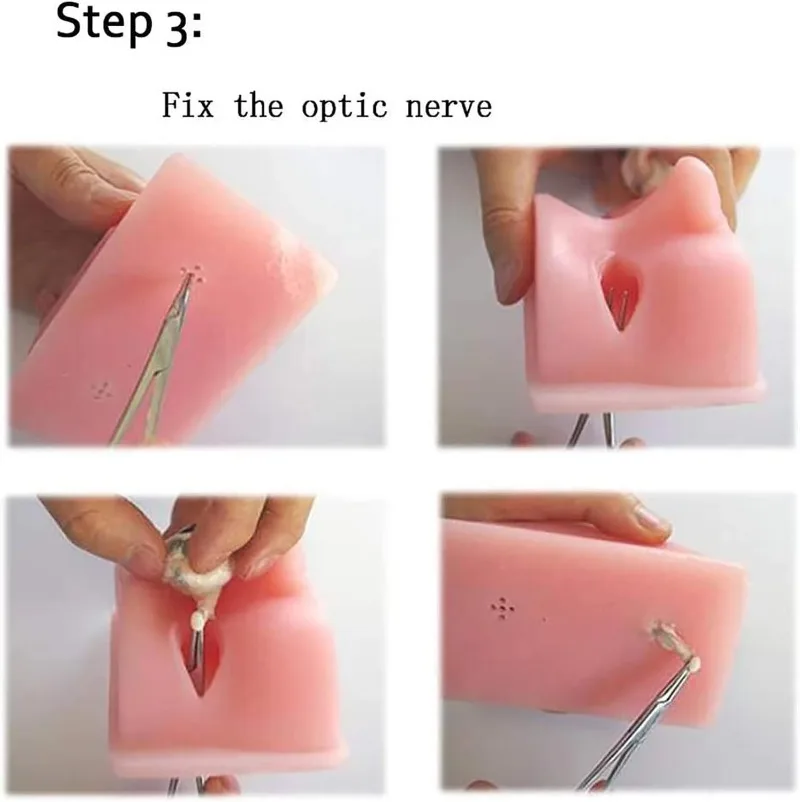 

Ophthalmic Head Model Silicone Face Model for Ophthalmic Surgery Phacoemulsification Micromanipulation Practice
