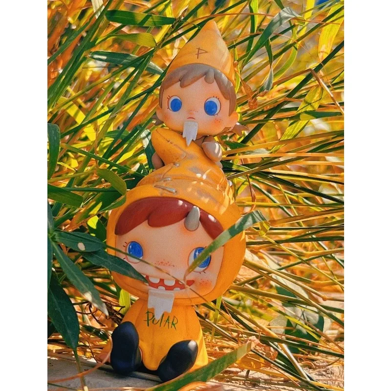 

POPMART Polar A Pair of Curious Gnome Series Figurines Cute Hanging Cards Surprise Trendy Decorative Collection Surprised Gifts