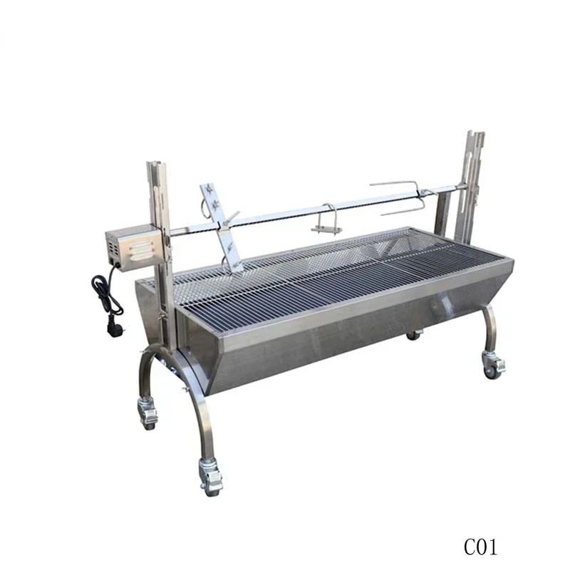 

Durable and of high quality Auto Motor Portable Lamb Spit Roaster Camping Grill Outdoor Spit Roaster With Fork