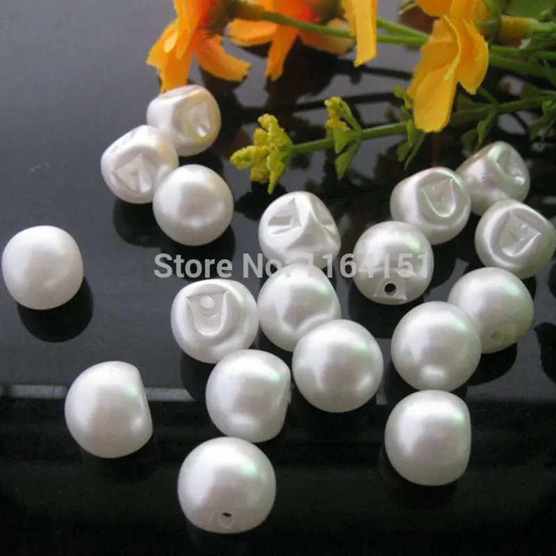 50pcs/lot Pearl Buttons 12mm 3/8