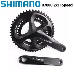 Shimano 105 R7000 Crankstel 2x11 Speed R7100 2x12s 165/170/172.5/175mm 52-36 T/53-39 T/50-34 T Racefiets Fiets Crank Update 5800