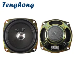 Tenghong-altavoces de Audio de 2 piezas, 5 pulgadas, 120MM, 4Ohm, 10W, Unidad de altavoz de rango completo, bocina para teclado de transmisión al aire libre, altavoz cuadrado