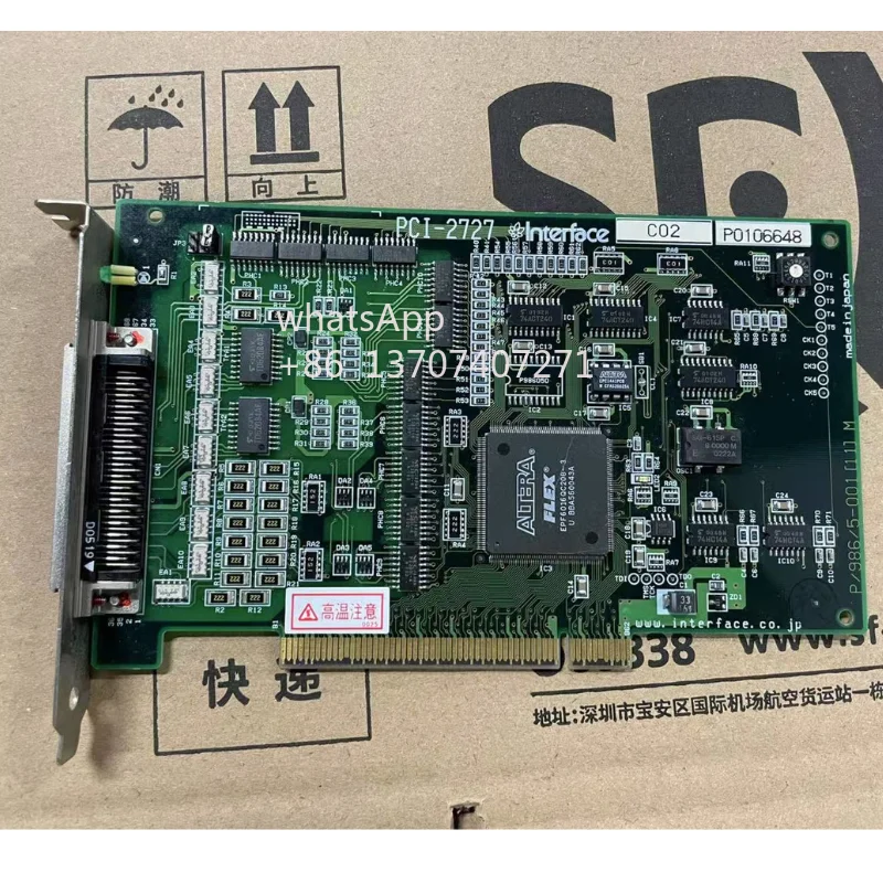 

Подержанная карта сбора данных PCI-2727 протестирована в порядке и отправлена quicklyse