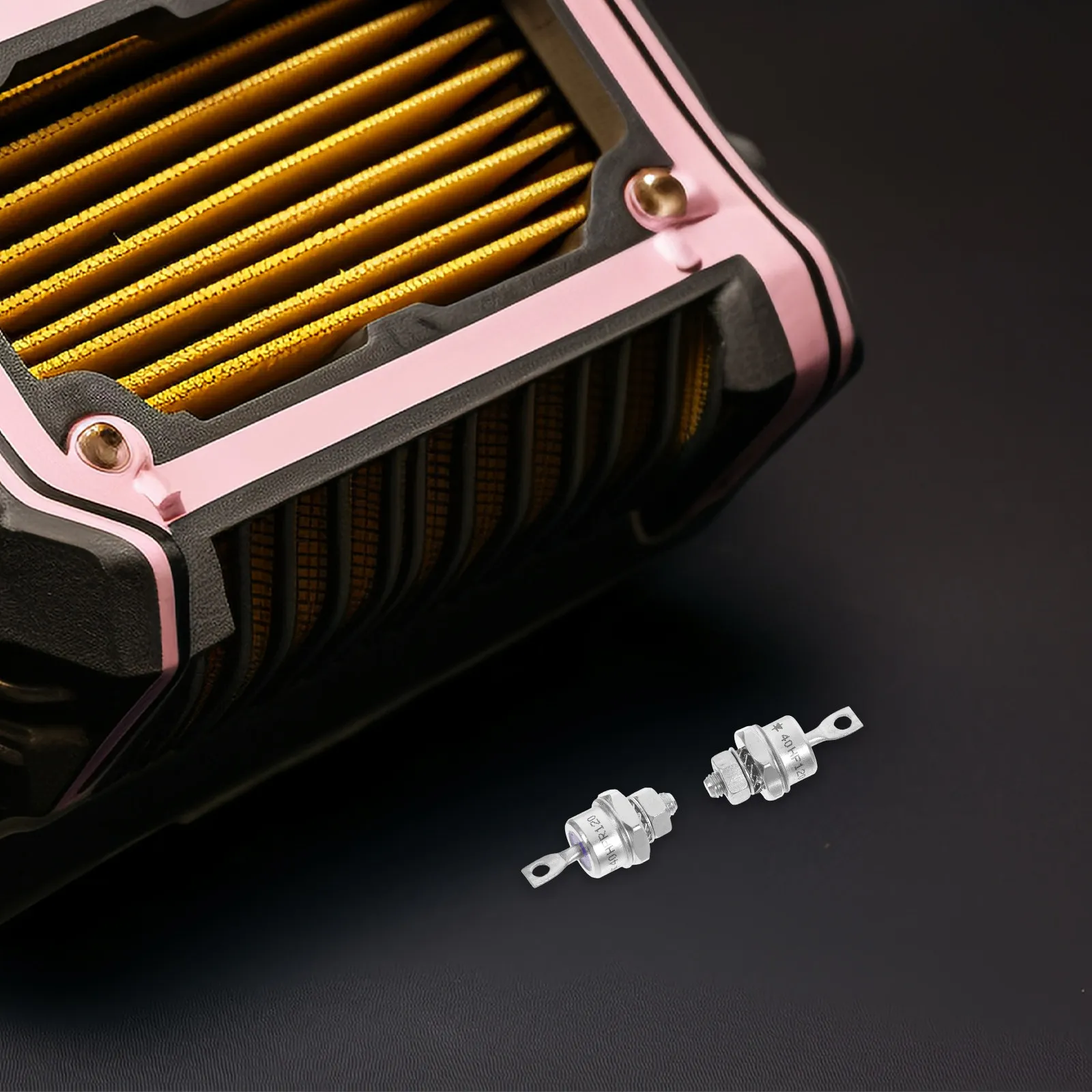 

2Pcs Spiral Rectifier Diode High Mount Rectifier for Battery Charging Motor Converter 40hf120 40hfr120 Reliable Kit