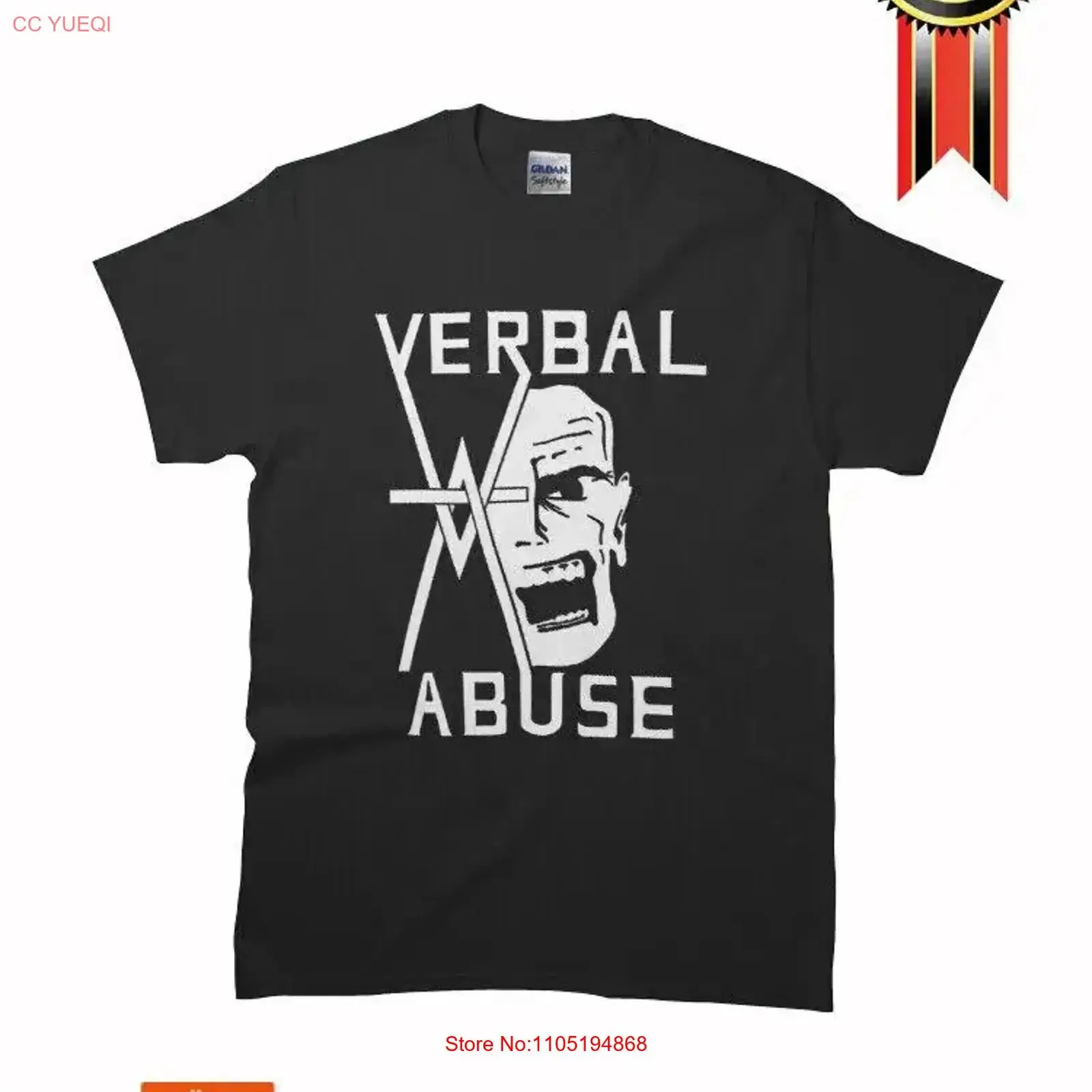 New Rare Verbal Abuse Free Money Classic Premium MAN WOMAN T Shirt SIze S 5XL vintage Washed Top For Everyday Wear Slightly