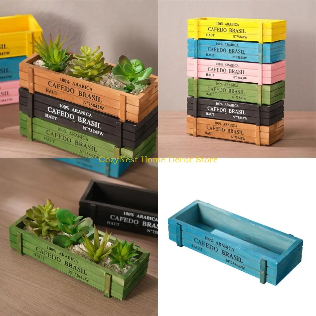 92MF Wooden Rectang… - image