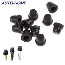 2pcs Car Accessory Auto Car Motorcycle Brake Pump Brake Caliper Bleed Exhaust Screw Nipple High Quality Dust Cap