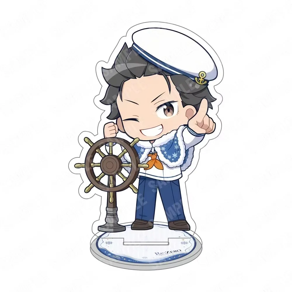 Re:Zero 10cm Acrylic Stand Figures Keychain Anime Desktop Tabletop Ornament Otaku Fans Collectible Gift