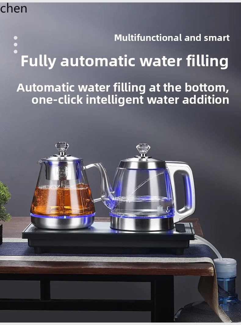 

HXL automatic bottom water electric kettle for making tea, tea table integrated tea brewer