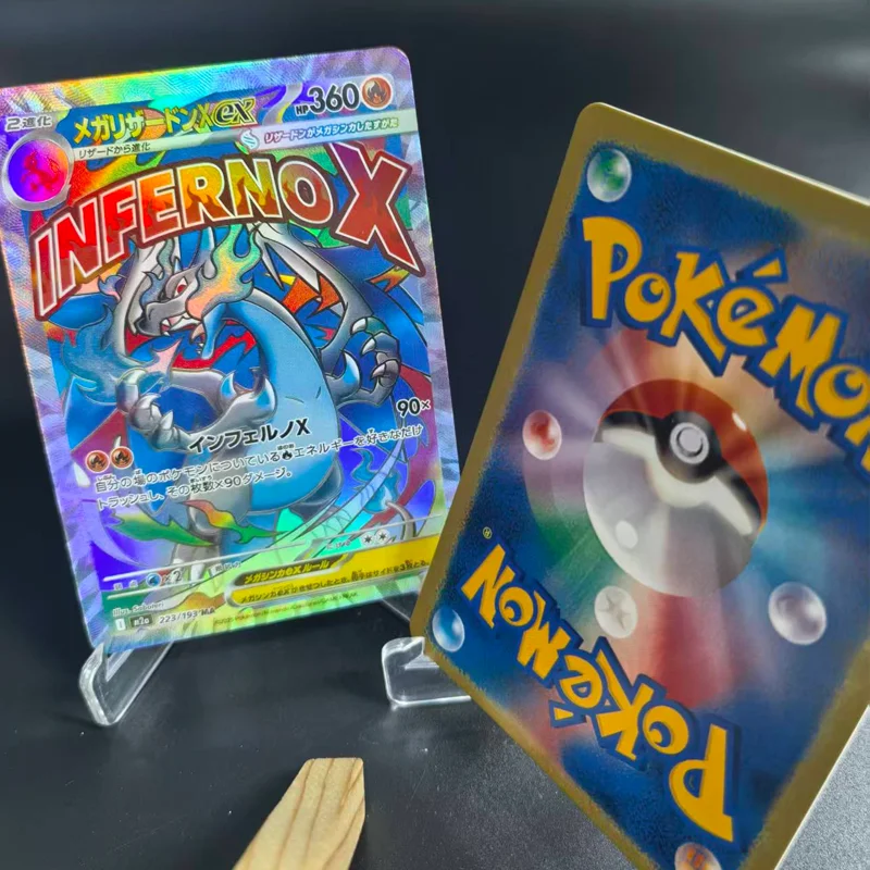 لتقوم بها بنفسك Pkm Mega Charizard Inferno X الإنجليزية اليابانية Megabrave Megasymphonia Lucario Gardevoir Gx مجموعة ألعاب أنيمي