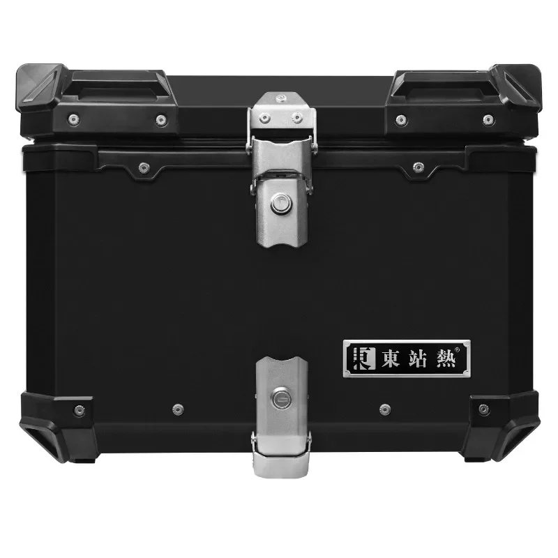 45L Motorcycle Aluminum Rear Trunk Luggage Case Motorcycle Trunk Special Luggage Case Storage Tool Tail Trunk 전동트렁크