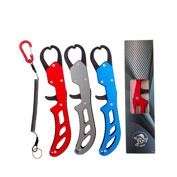 Y133 Portable Fish Grip Controller Aluminum Alloy Fishing Gripper Pliers Fish Lifting Tongs Outdoor Fishing Gear