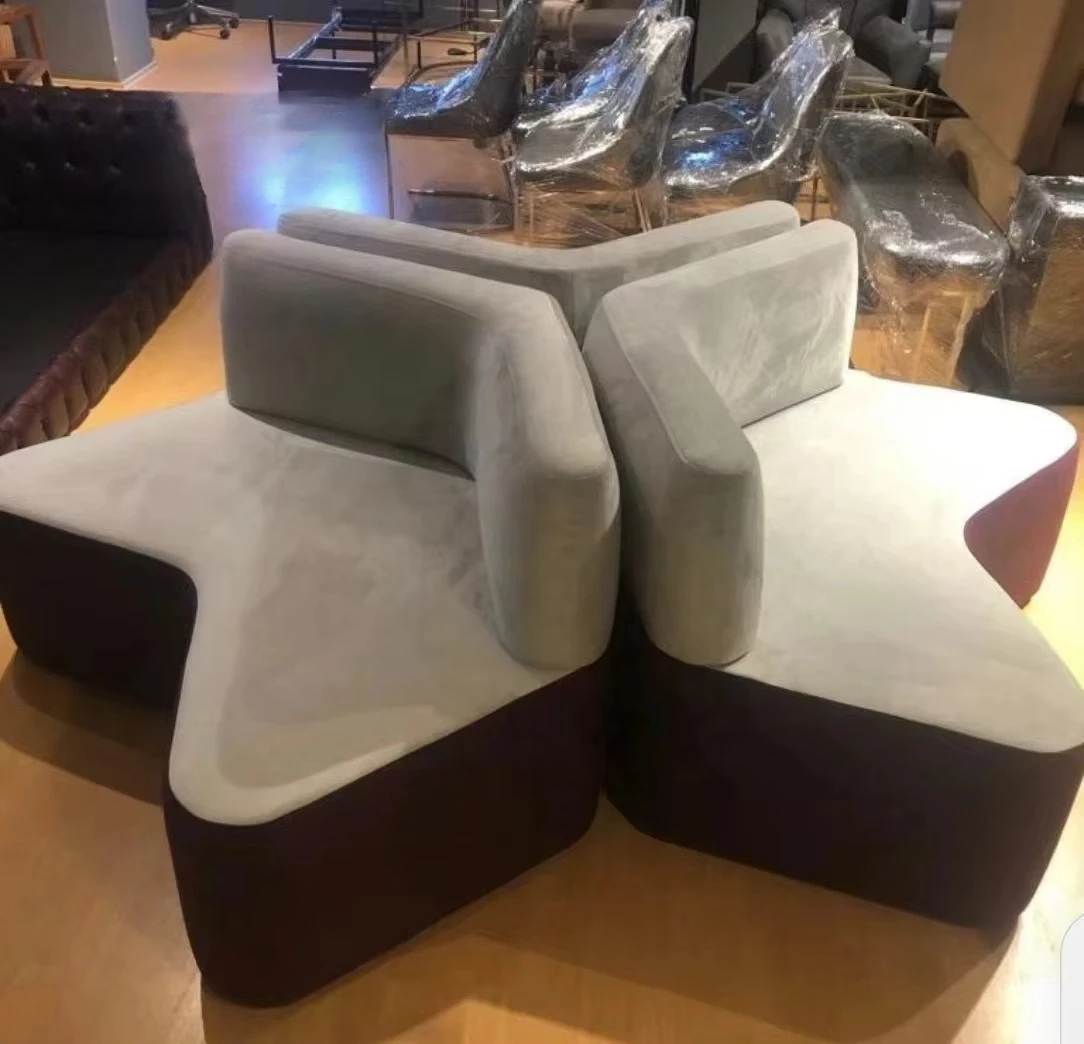 * Trending Products Modern Design Velvet Chesterfield Sofa Chair Living Room