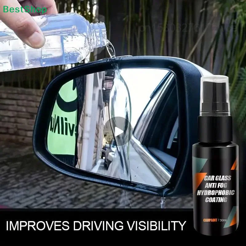 Motorcycle Water Repellent Spray Anti Rain Coating Car Glass Hydrophobic Windshield Mirror Polish Kit