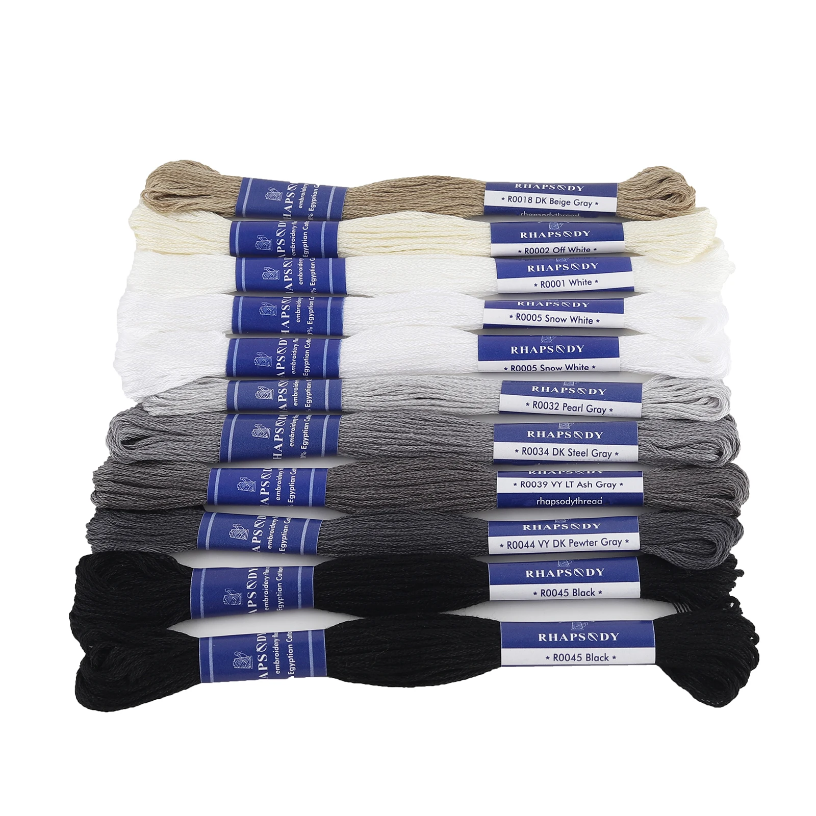 Rhapsodie dmc Qualität ägyptische Baumwolle Stickerei Zahnseide 6 Strang doppelt mercer isierten Kreuz stich faden 12 Farben Set 8 Meter Strang – Detail 9