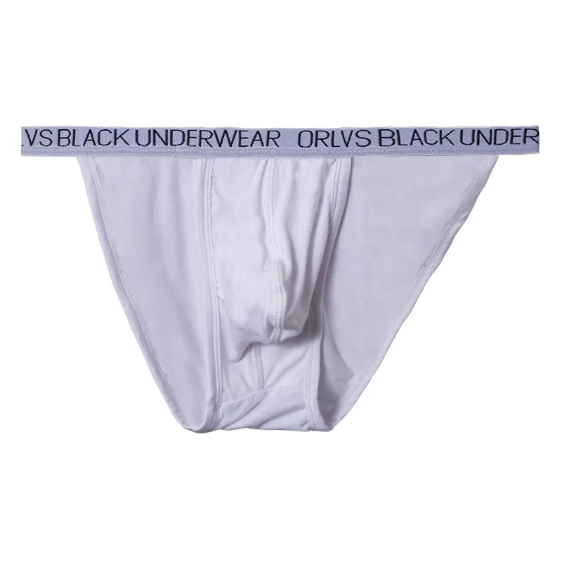 

Men's Underwear Sexy Modal Low-Rise High-Crotch Briefs Breathable U-Shaped Pouch