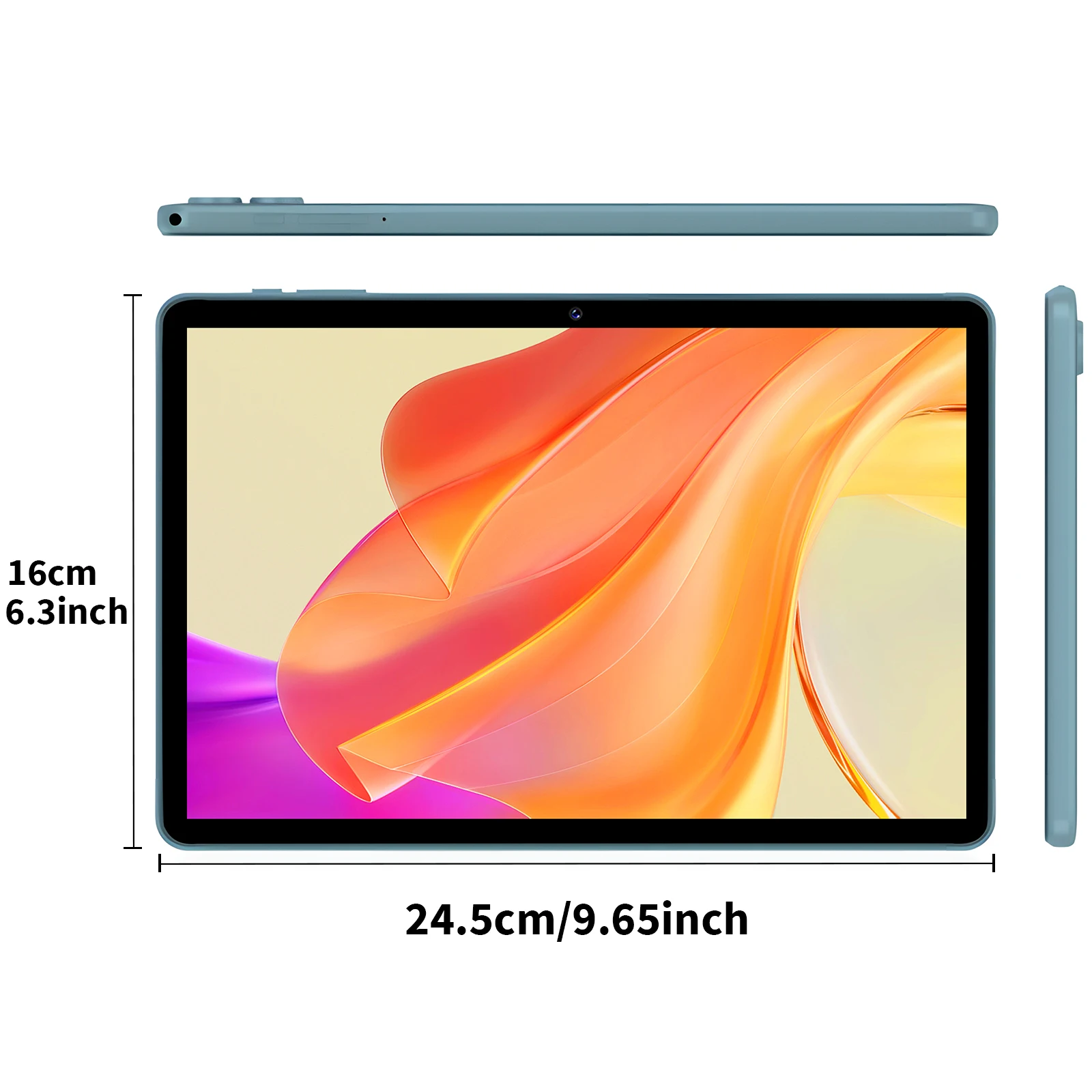 2025 Relndoo Android 15 Tablet, 24 GB (4 + 20 Expanso) RAM + 128 GB ROM, 10,1 Polegadas 1280x800 IPS, 5MP + 13MP Câmera Dupla, 5G WIFI, Tipo C