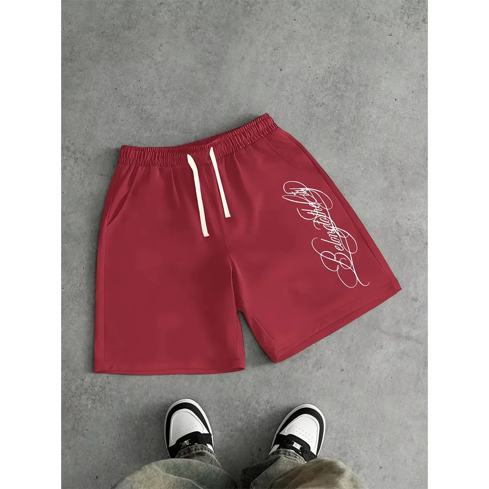 Unisex Y2K Harajuku Street Fashion Loose Beach Shorts Sommer Freizeit Sport Slow Running Basketballhose für Männer und Frauen – Detail 6