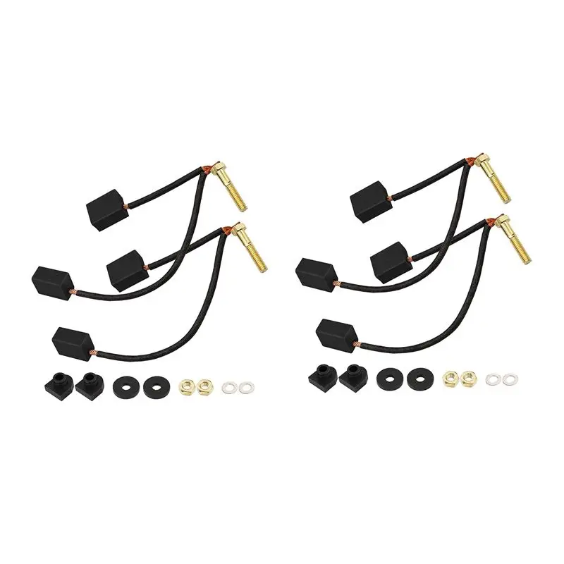 A89E-2 Set Golf Cart ADC Motor Brush Kit With Hardware For Club Car 1021862-01 EZGO Electric 73120-G25
