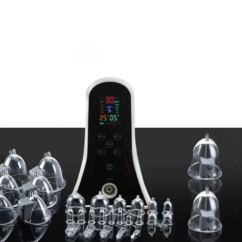 Portable Vacuum Buttock Lifting Suction 32 Cups Massager Fast breast Enlargement Machine For Breast Augmentation