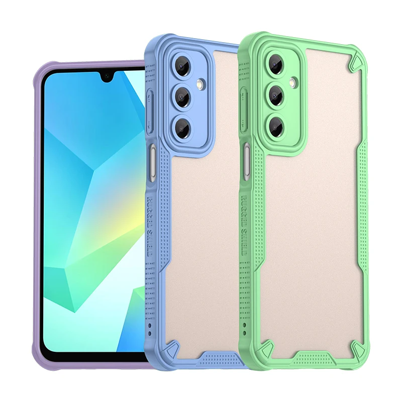 Fashion Candy Clear Phone Case For Samsung Galaxy A16 A06 Protective Soft Shell Back Cover