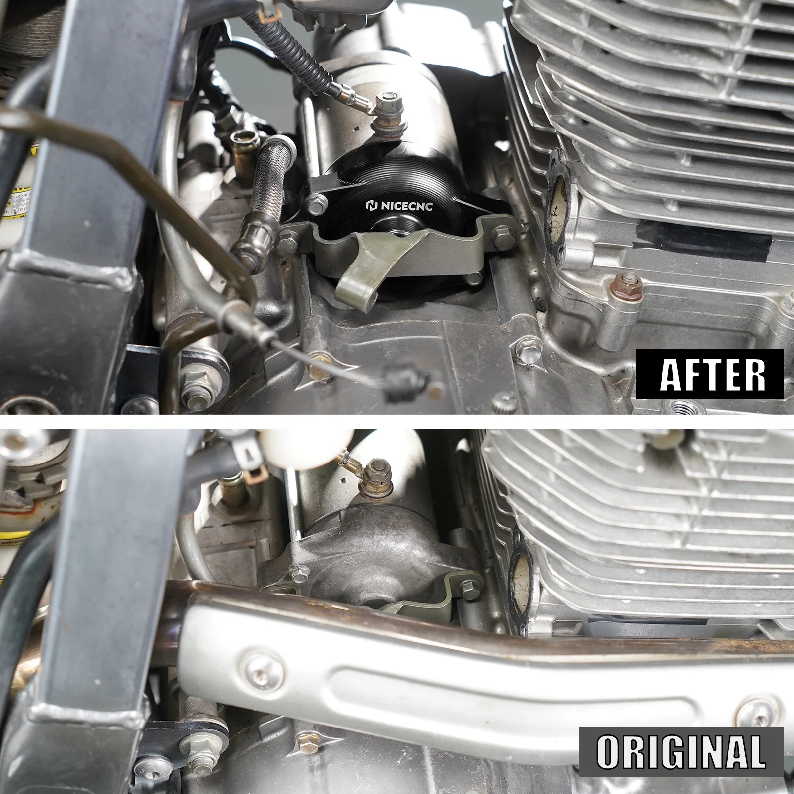 Tutup Ujung Motor Starter NICECNC untuk Suzuki DR650 DR650S DR650SE 1996-2024 2023 2022 2021 2020 2019 2018 2017 DR 650 S DR 650 SE