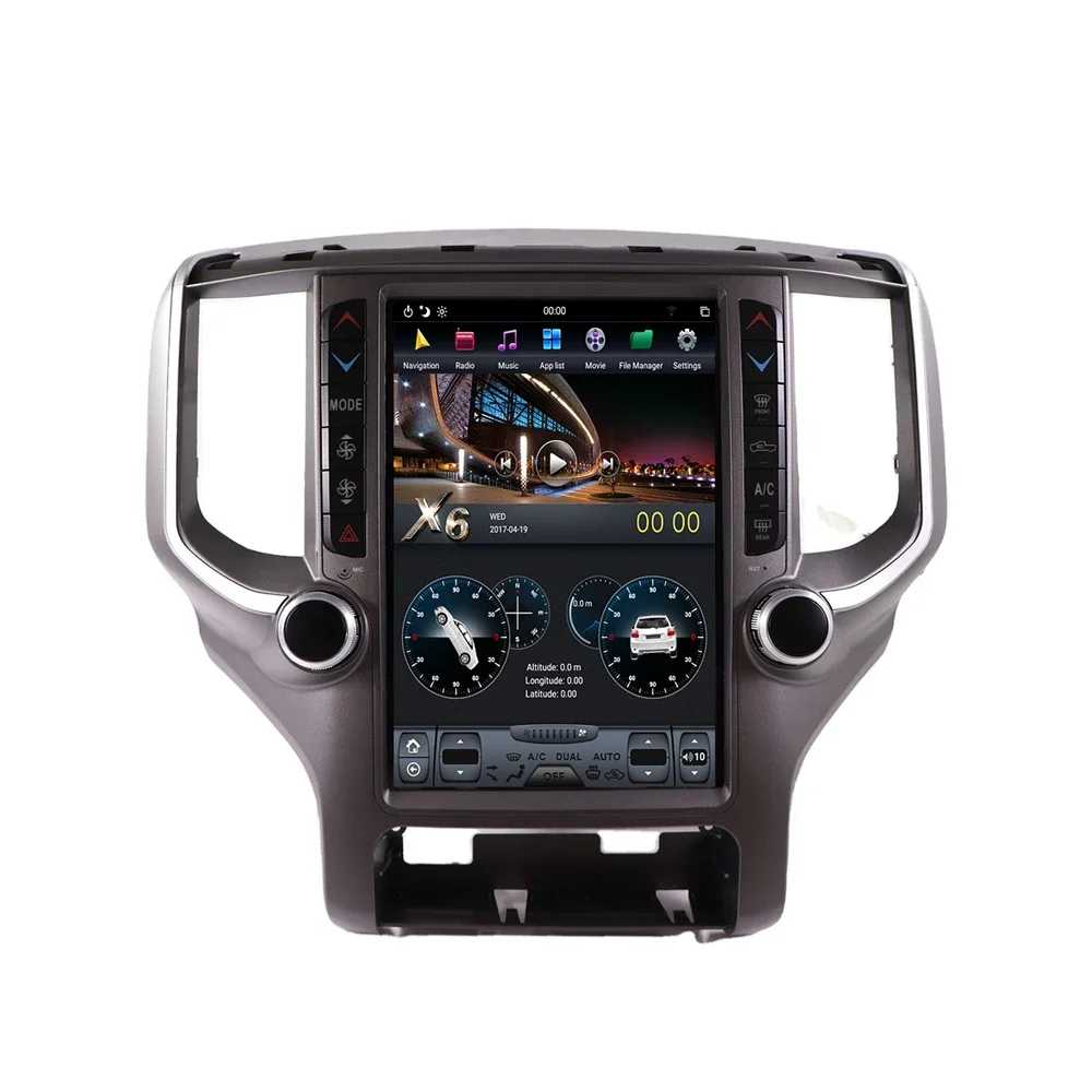 

Car GPS Navigation Headunits Android 9.0 Screen Car DVD Player For Dodge RAM 1500 Radio 2018-2020