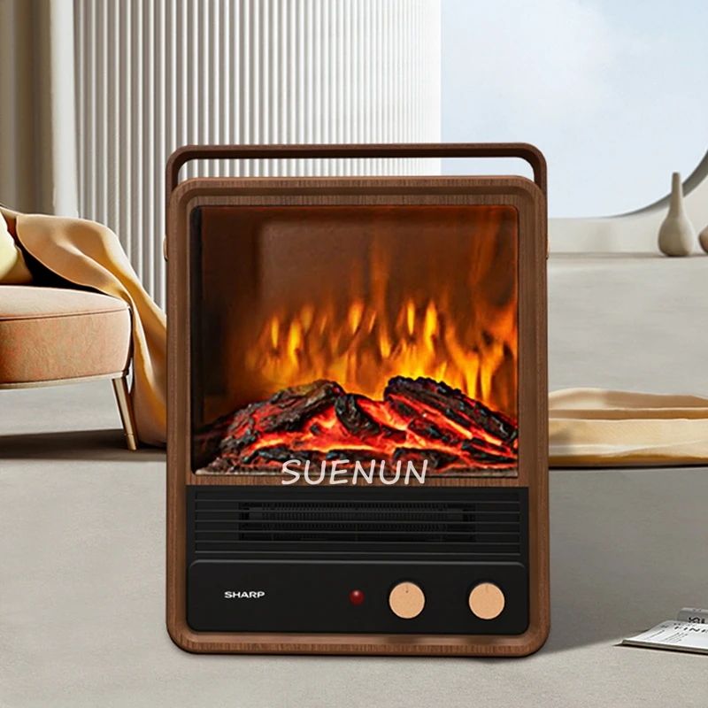 

Simulated flame heating speed, dual purpose, multi gear electric heater, household energy-saving, indoor warm wind speed