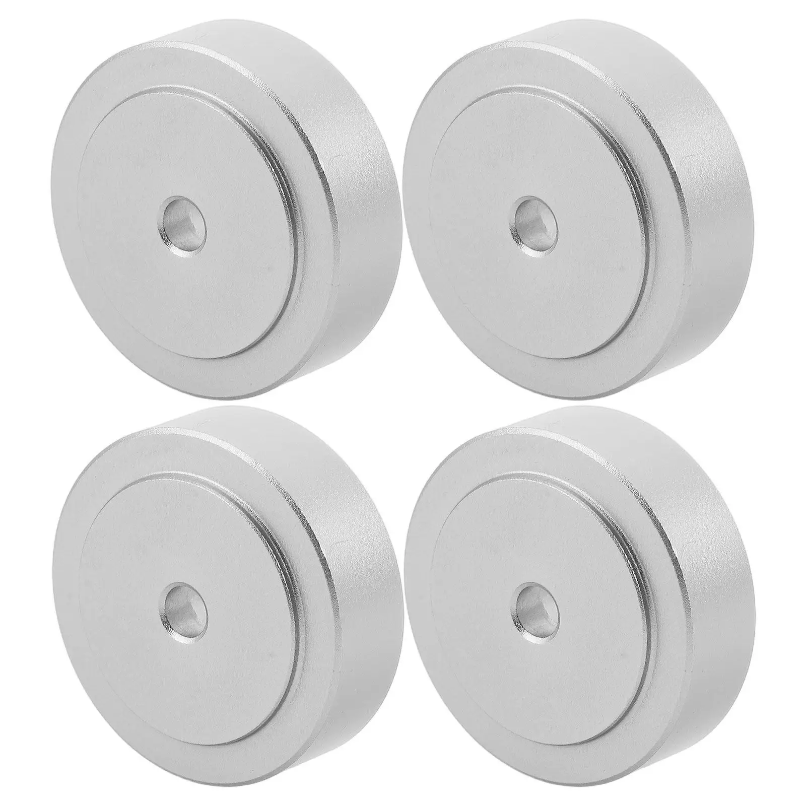 4Pcs Cutting Board Riser Feet 40x10mm Screw on Rubber Non Slip Pads for Wood Bamboo Butcher Block Stabilizer Legs