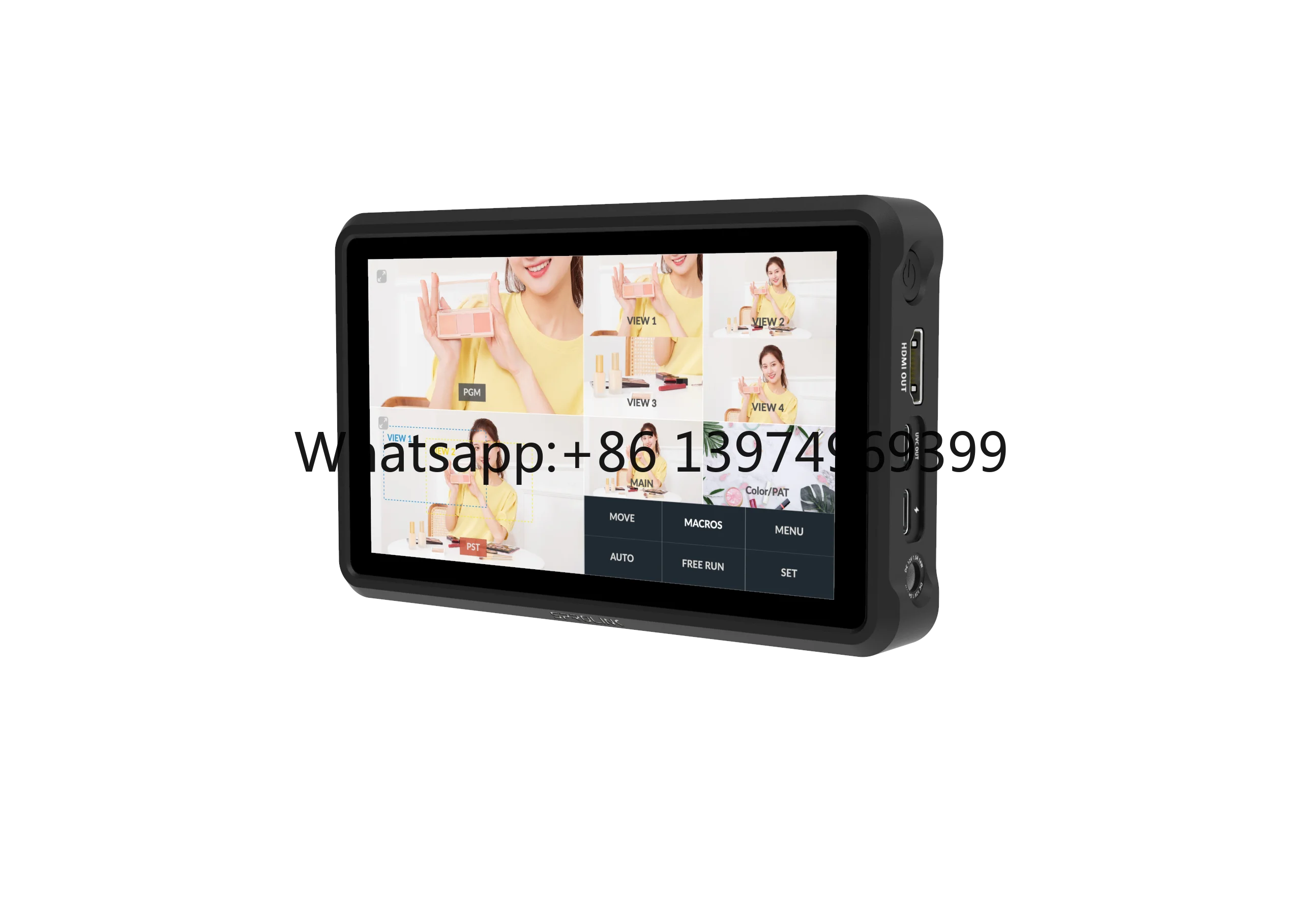 Mc-4k Pro 4k Hd Virtual Multi-camera Switcher 5.5 Inch 1080p Touch Screen Support Multi Virtual Cameras Movement