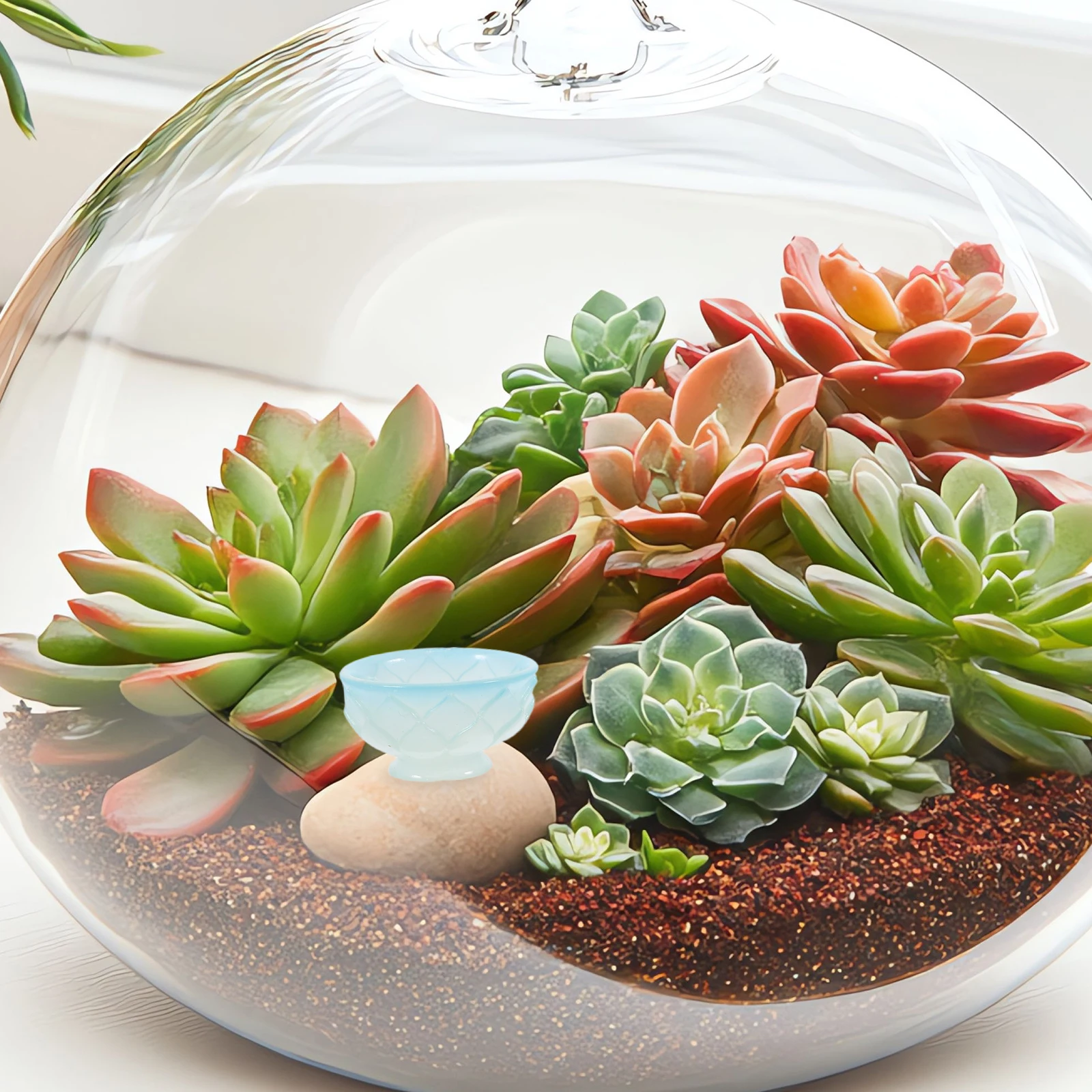 

15 шт., китайские чайные чаши из смолы на высоких ножках, светящиеся в темноте, мини-набор чашек, аксессуары для кукольного домика, азиатский декор для чаепития