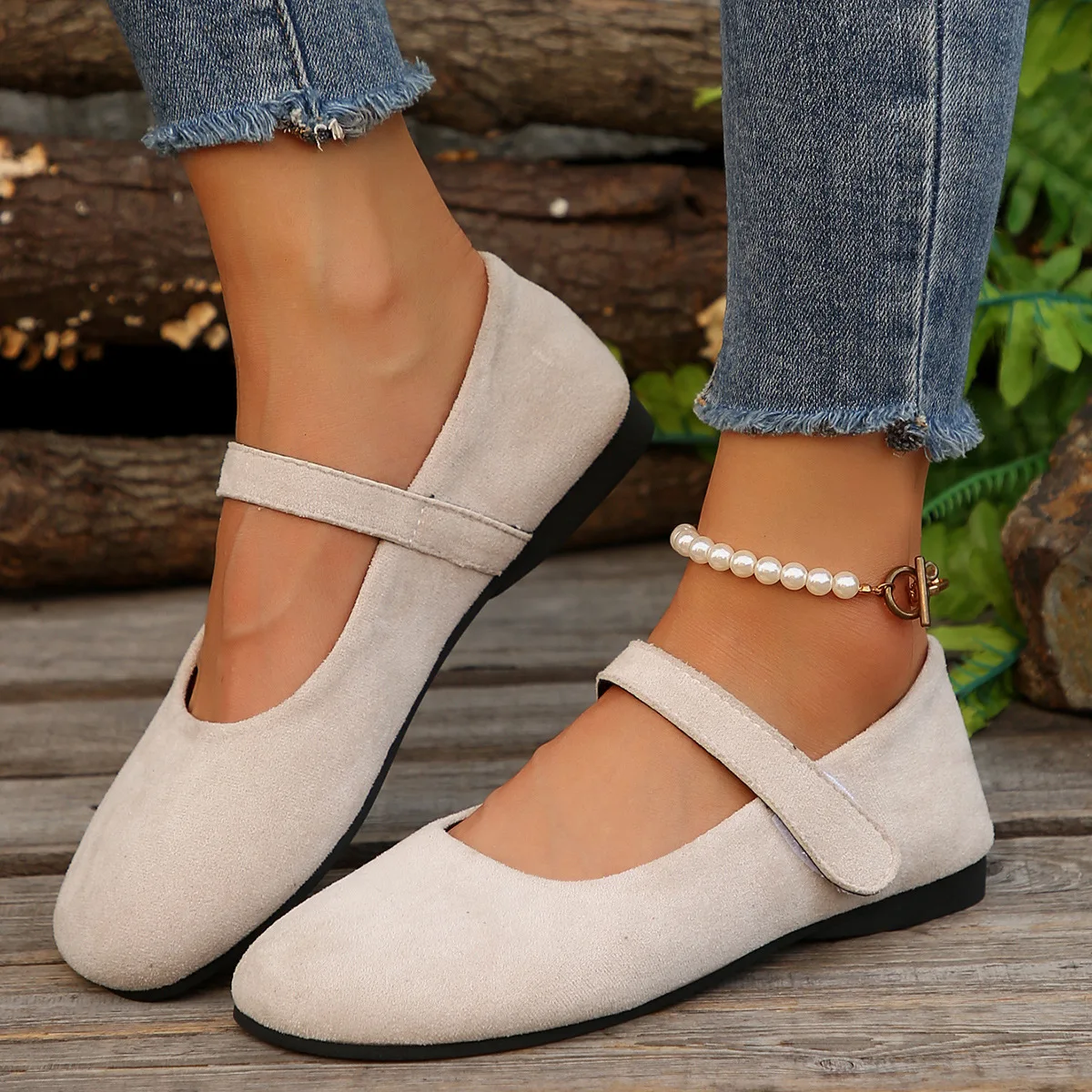 Shoes Woman Flats Round Toe Casual Female Sneakers Dress Nurse Comfortable New Summer Solid Rubber PU Fabric Leisure Fretwork Ho image 4