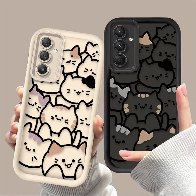 Cartoon Animal Cute Cat Phone Case for Samsung Galaxy A35 A5