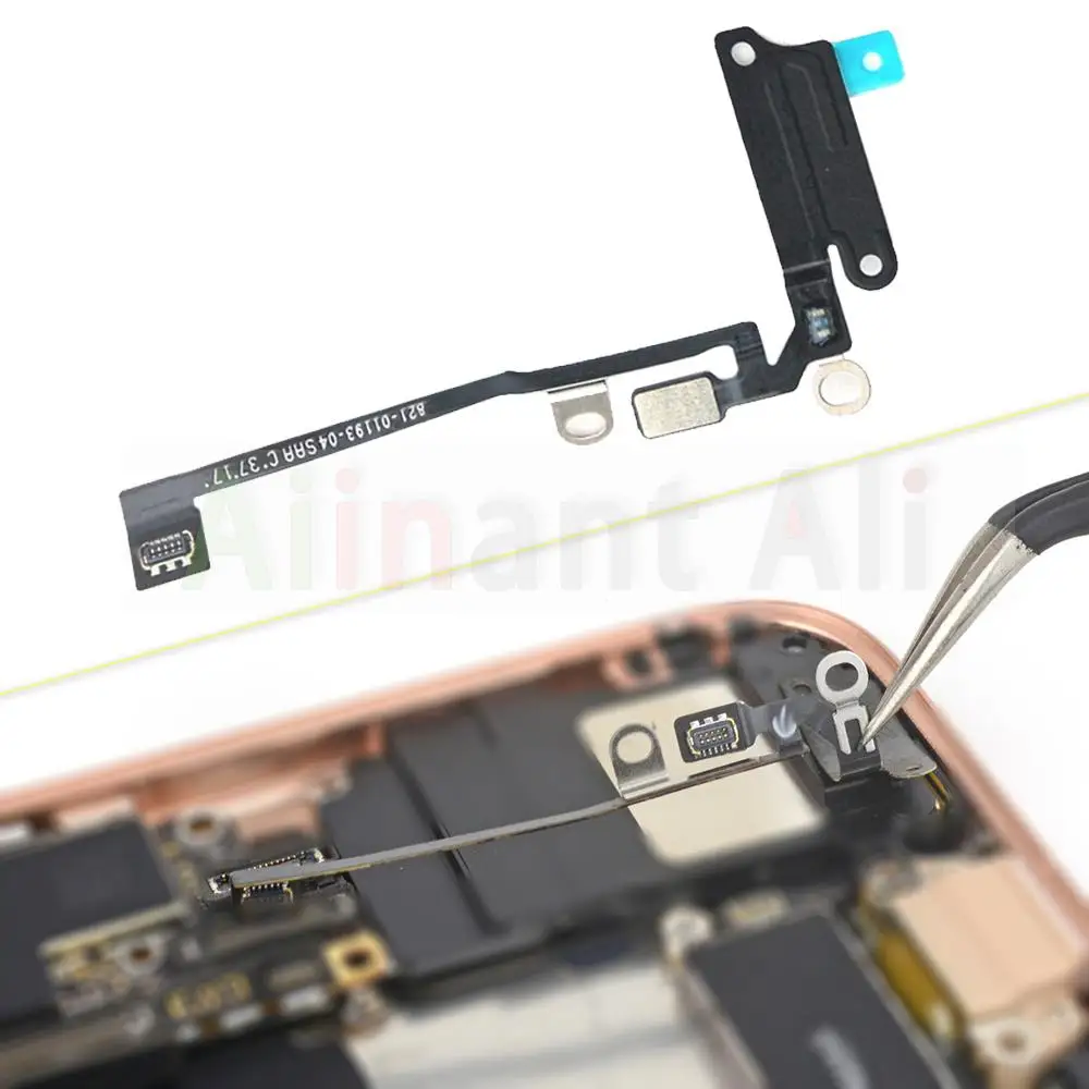AiinAnt-antena flexible para iPhone 7, 8 Plus, Wifi, Bluetooth, NFC, Wifi, GPS, cubierta de Cable flexible, piezas de reparación
