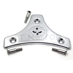 Sissy Bar Backrest Pad Mount Kit W/Skull Plate for Harley Davidson Touring 2009-2017 Road Glide Motorcycle Accessories