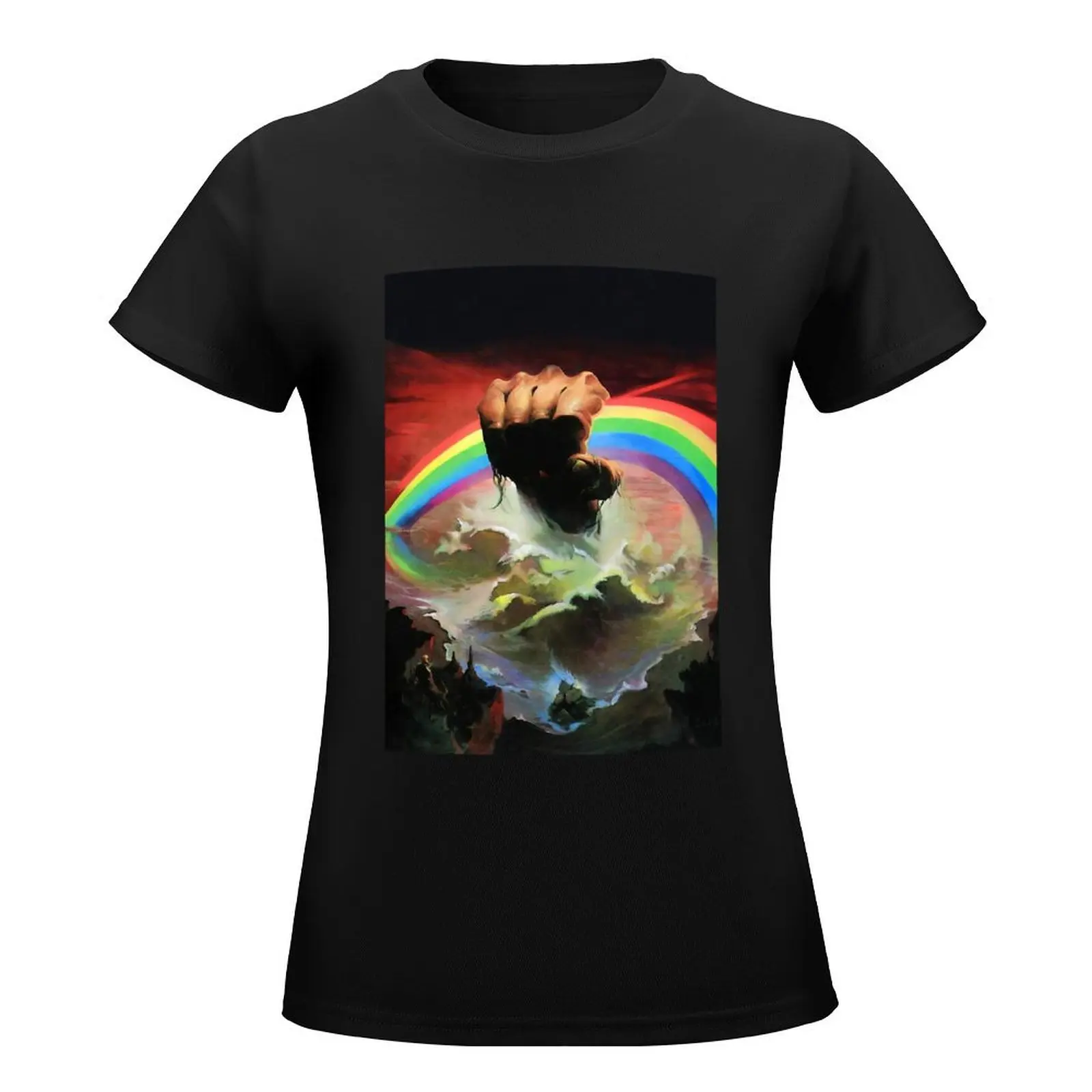 Rainbow Rising Classic Perfection T-Shirt quick drying graphics t-shirts for Women graphic tees funny