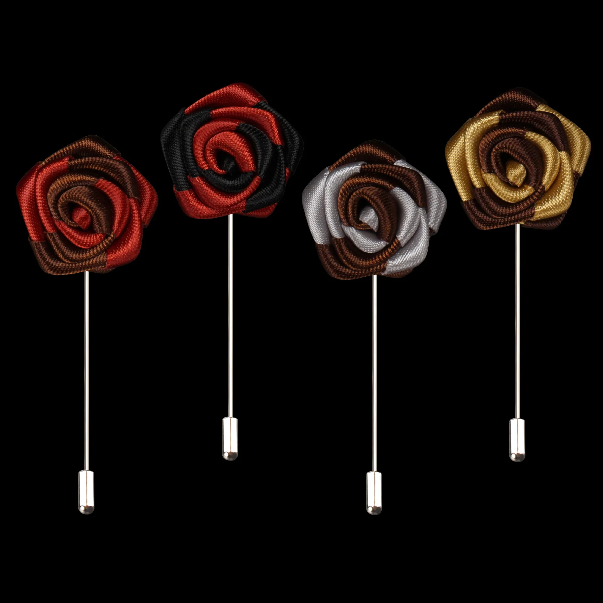 バラの花の形をしたピンスティックバレンタインデーのギフト60個-バッチ