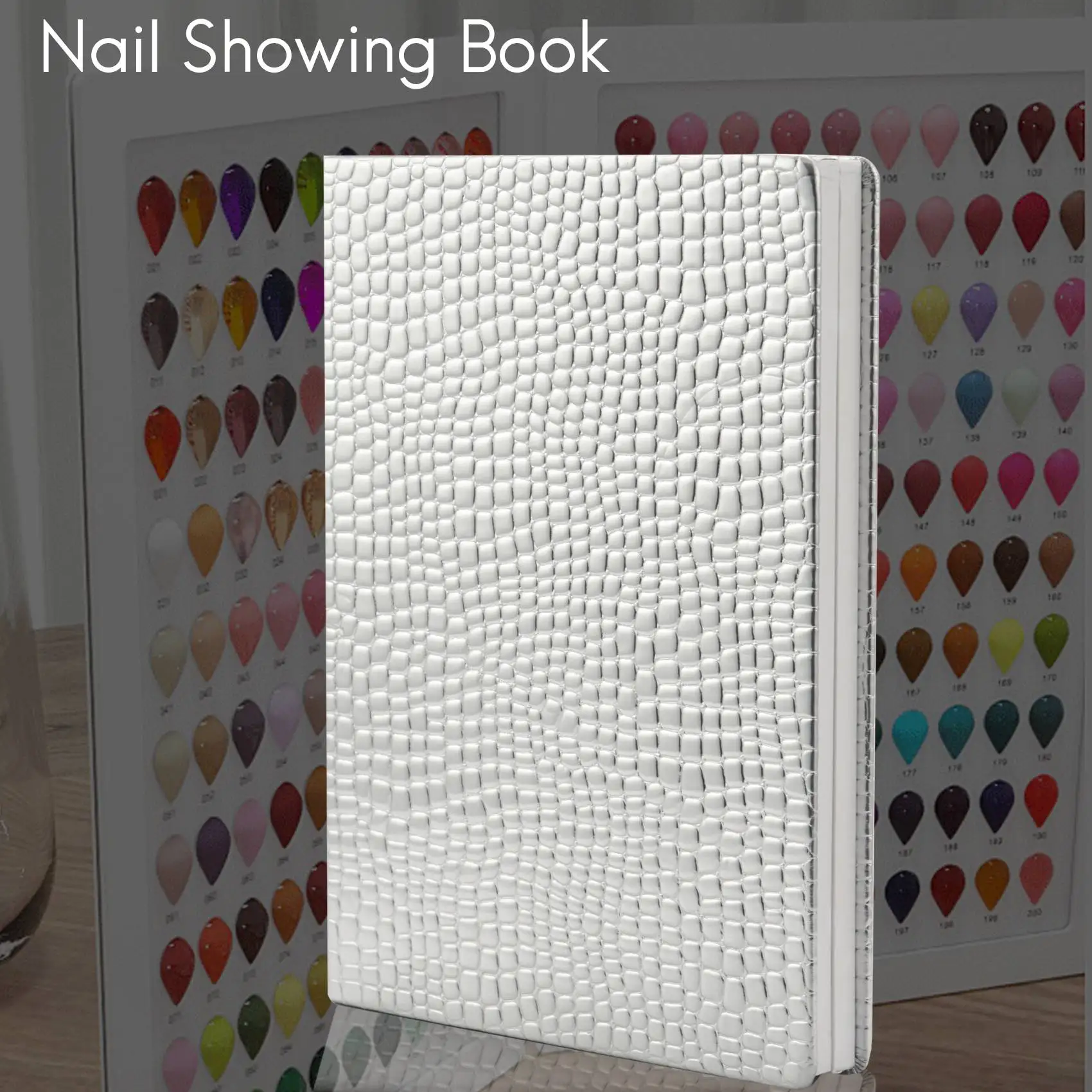 A73U 216 couleurs ongles conseils livre d'affichage bricolage Nail Art montrant étagère Gel couleur carte graphique peinture panneau d'affichage