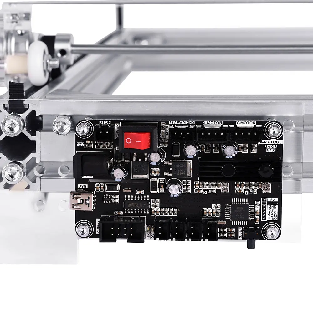 2-Axis Laser Engraver Control Board Panel, GRBL USB Port Main Board Integrated Driver For CNC 6550, 2017 Engraving Machine