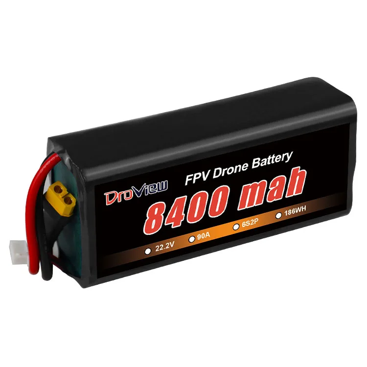 Manufacturer FPV Drone Batteries 8400mAh 10000mAh 6000mAh 8000mAh 4200mAh 12600mAh Lipo Drone Battery Pack