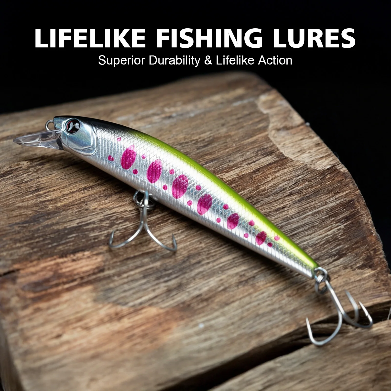 Goture Kit de pesca con señuelos y accesorios para lubina - imagen 3
