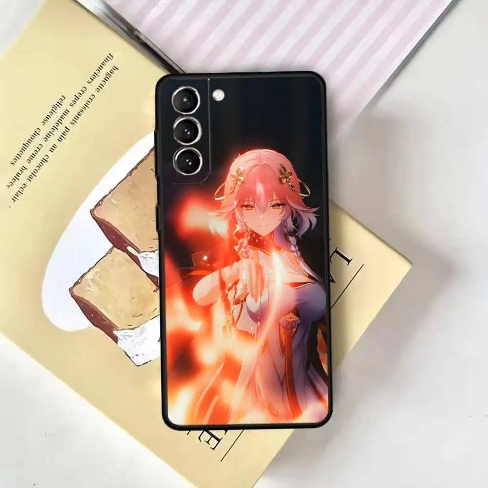 Game Wuthering Waves Changli  Phone Case For Samsung GalaxyA13,21s,22,31,32,52,53,71,72,73,Soft Black Cover